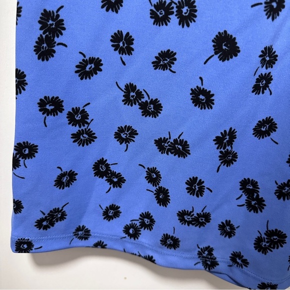 Talbots Blue Floral Jersey Faux Wrap Dress Womens Plus Size 2X NWT Spring Office - Picture 15 of 17